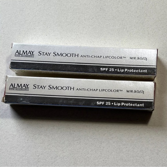 2x ALMAY Stay Smooth Anti-Chap Lipcolor with SPF 25 - Lip Protectant #BLUSHING - Picture 2 of 7